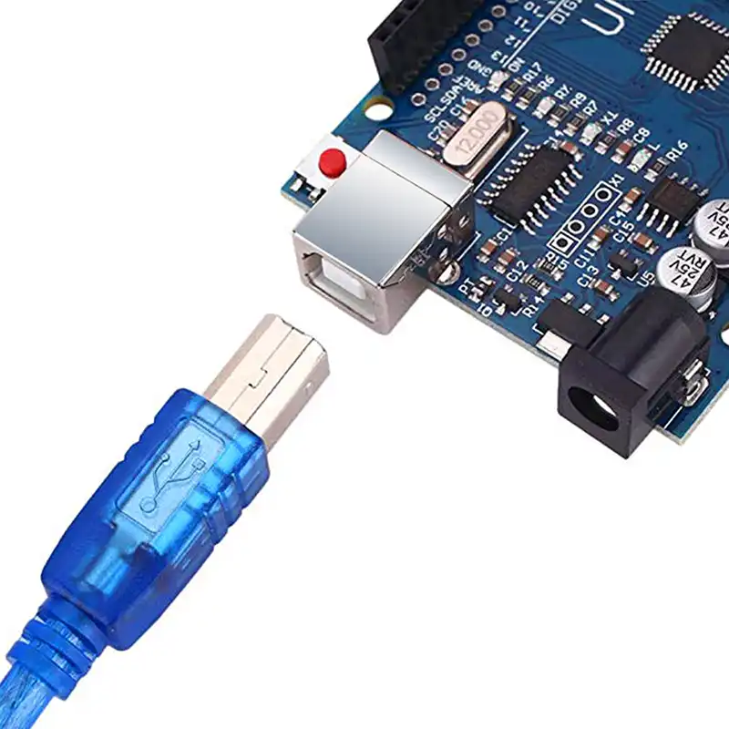USB Cable included for this arduino uno r3 smd